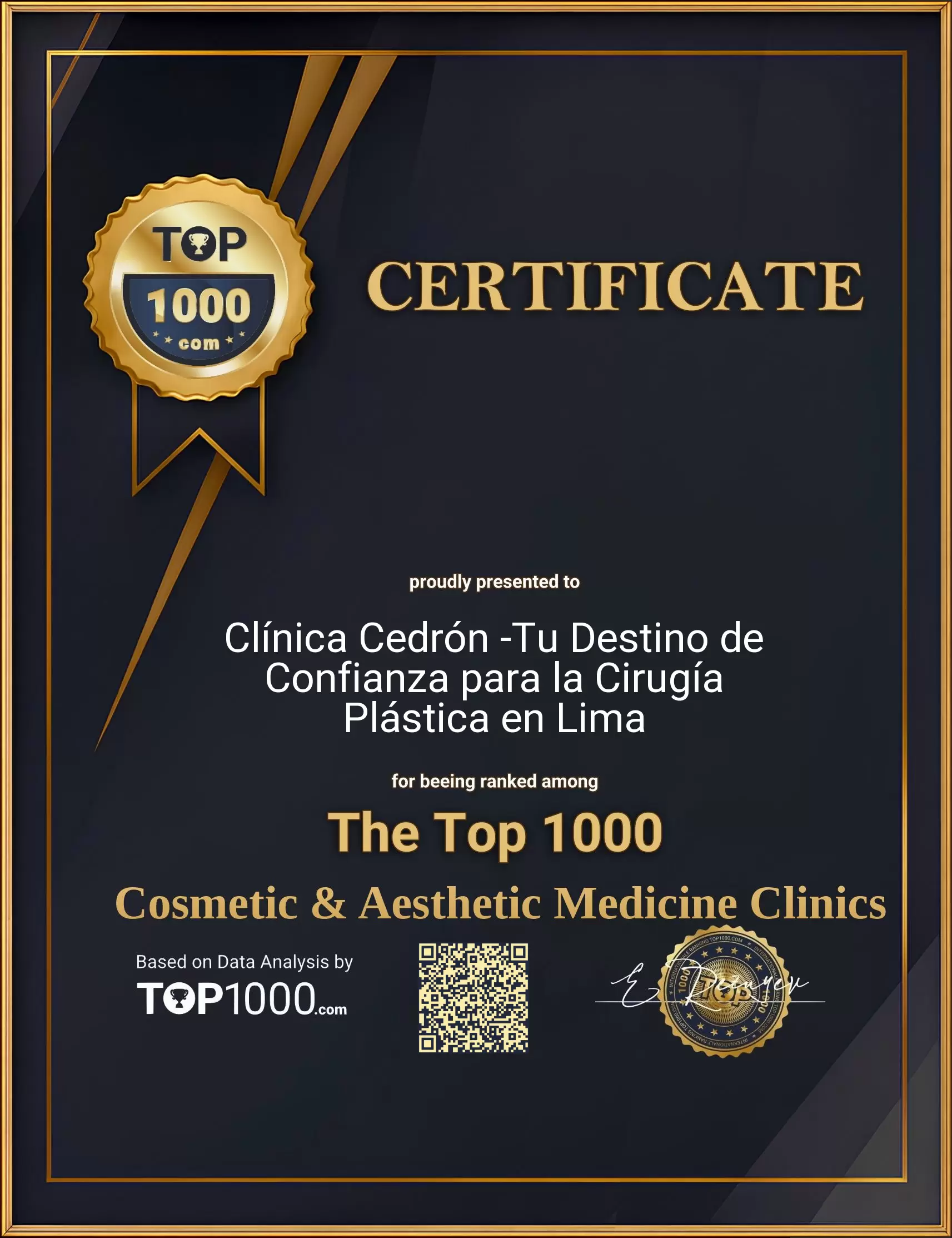Clínica Cedrón -Tu Destino de Confianza para la Cirugía Plástica en Lima Top 1000 Aesthetic Certificate (Clínica Cedrón -Tu Destino de Confianza para la Cirugía Plástica en Lima-top1000-aesthetic-certificate.pdf)