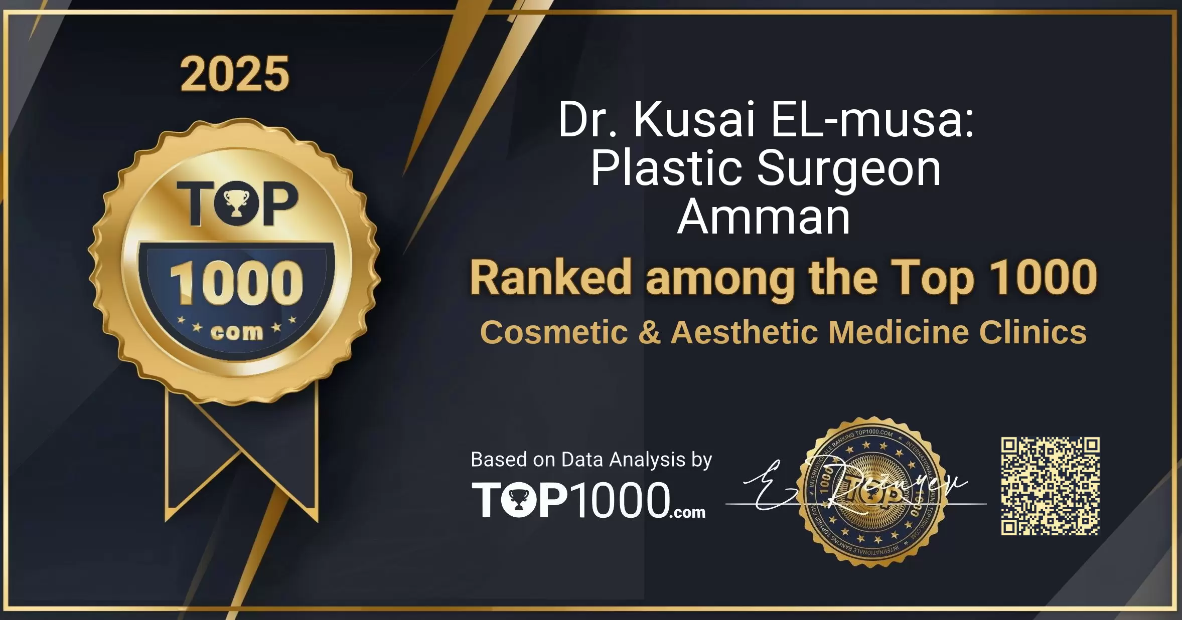 Dr. Kusai EL-musa: Plastic Surgeon Amman Top 1000 Aesthetic Badge (Dr. Kusai EL-musa: Plastic Surgeon Amman-top1000-aesthetic-badge.pdf)