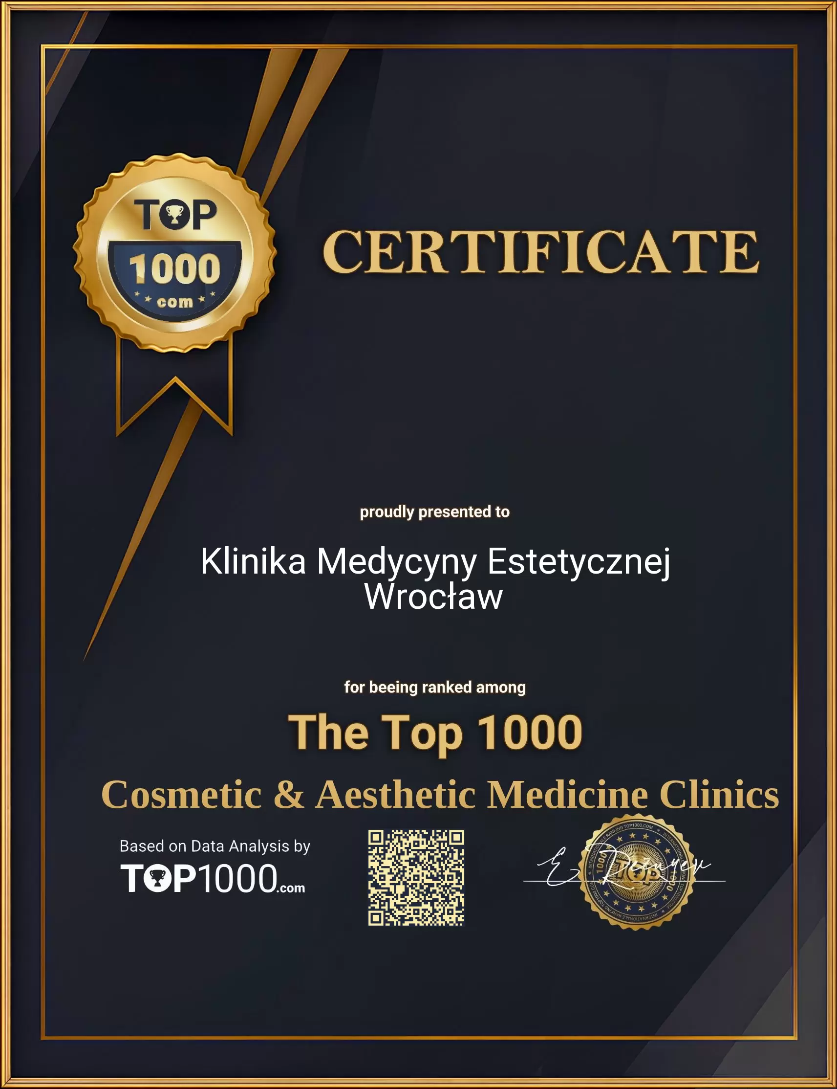 Klinika Medycyny Estetycznej Wrocław Top 1000 Aesthetic Certificate (Klinika Medycyny Estetycznej Wrocław-top1000-aesthetic-certificate.pdf)