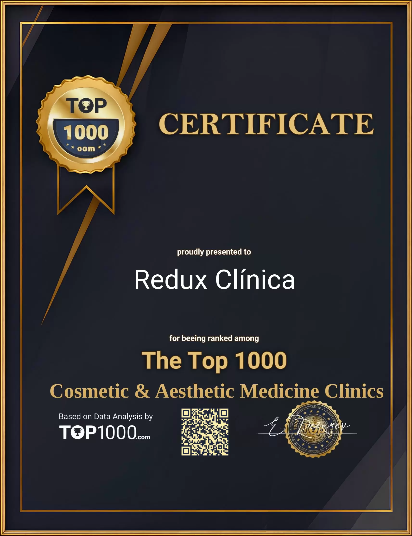 Redux Clínica Top 1000 Aesthetic Certificate (Redux Clínica-top1000-aesthetic-certificate.pdf)