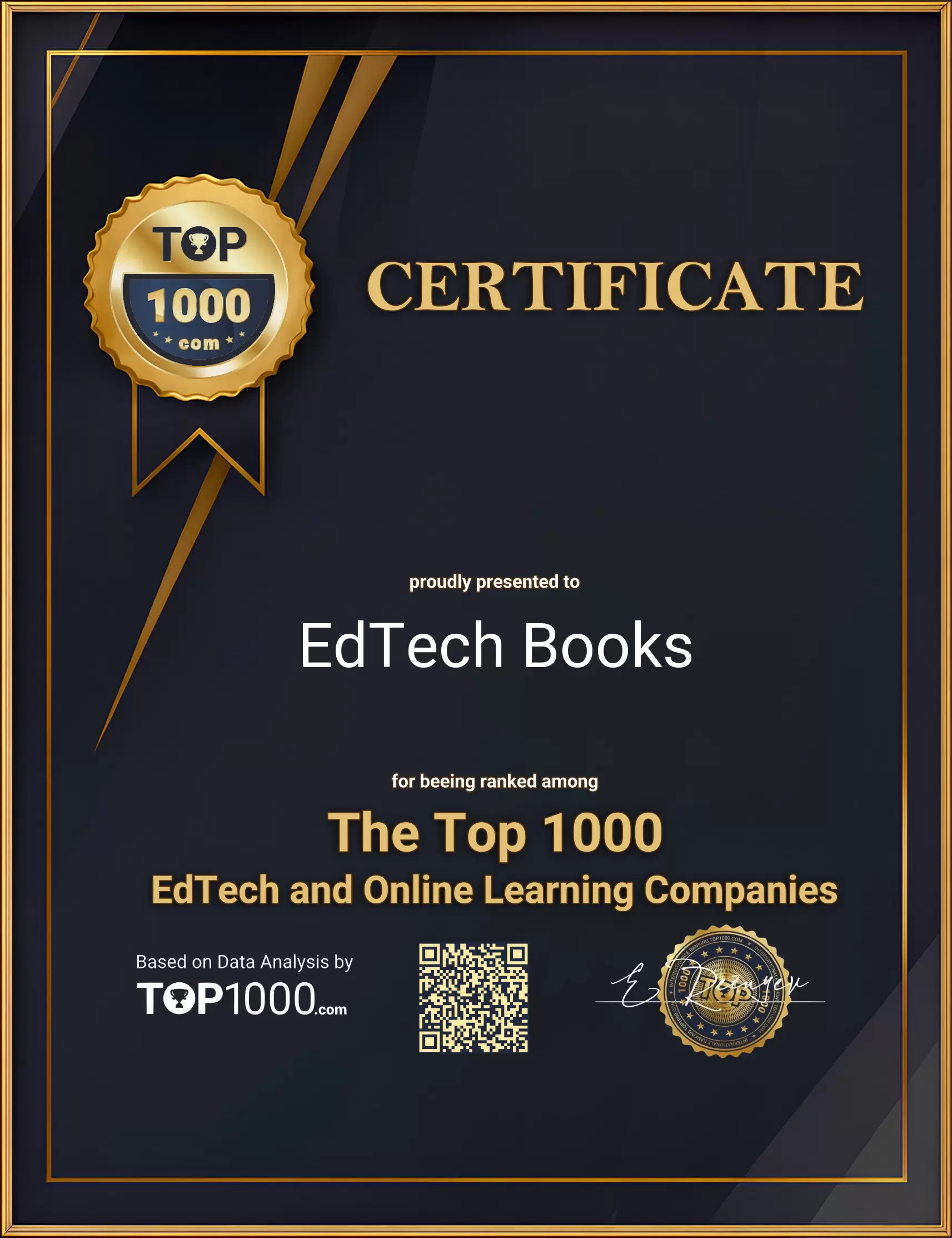 EdTech Books Top1000 EdTech Certificate (EdTech Books-top1000-edtech-certificate.pdf)