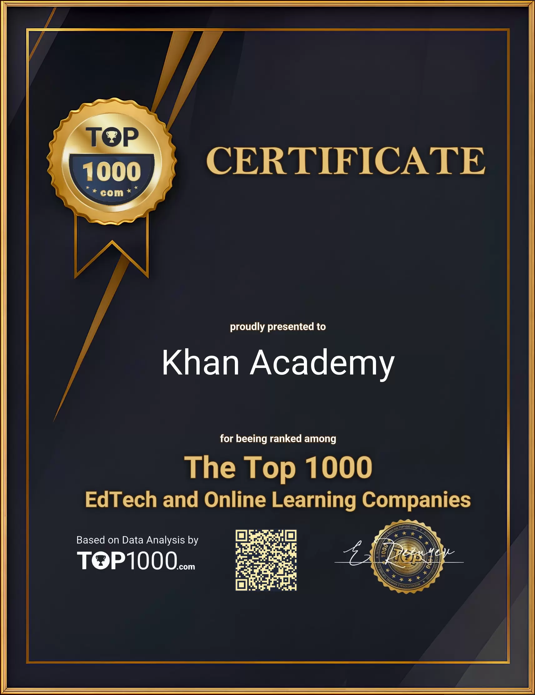 Khan Academy Top1000 EdTech Certificate (Khan Academy-top1000-edtech-certificate.pdf)