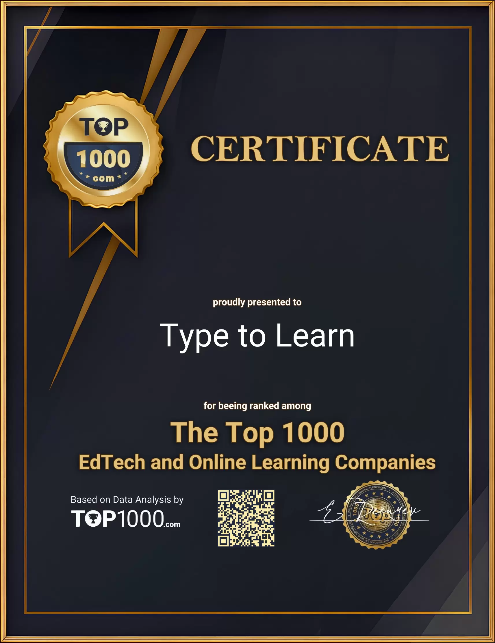 Type to Learn Top1000 EdTech Certificate (Type to Learn-top1000-edtech-certificate.pdf)