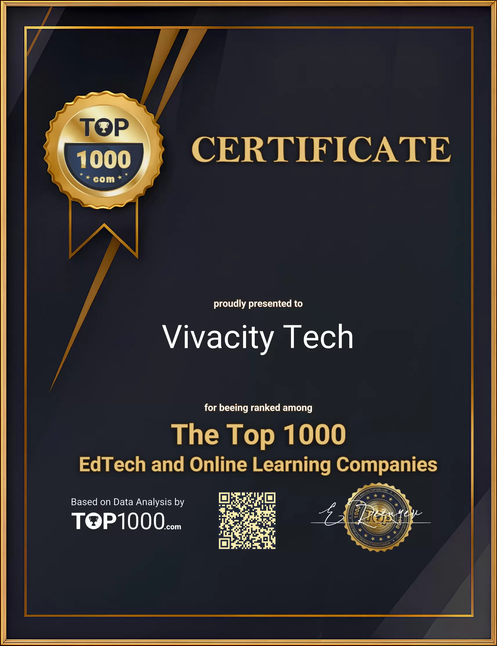 Vivacity Tech Top1000 EdTech Certificate (Vivacity Tech-top1000-edtech-certificate.pdf)