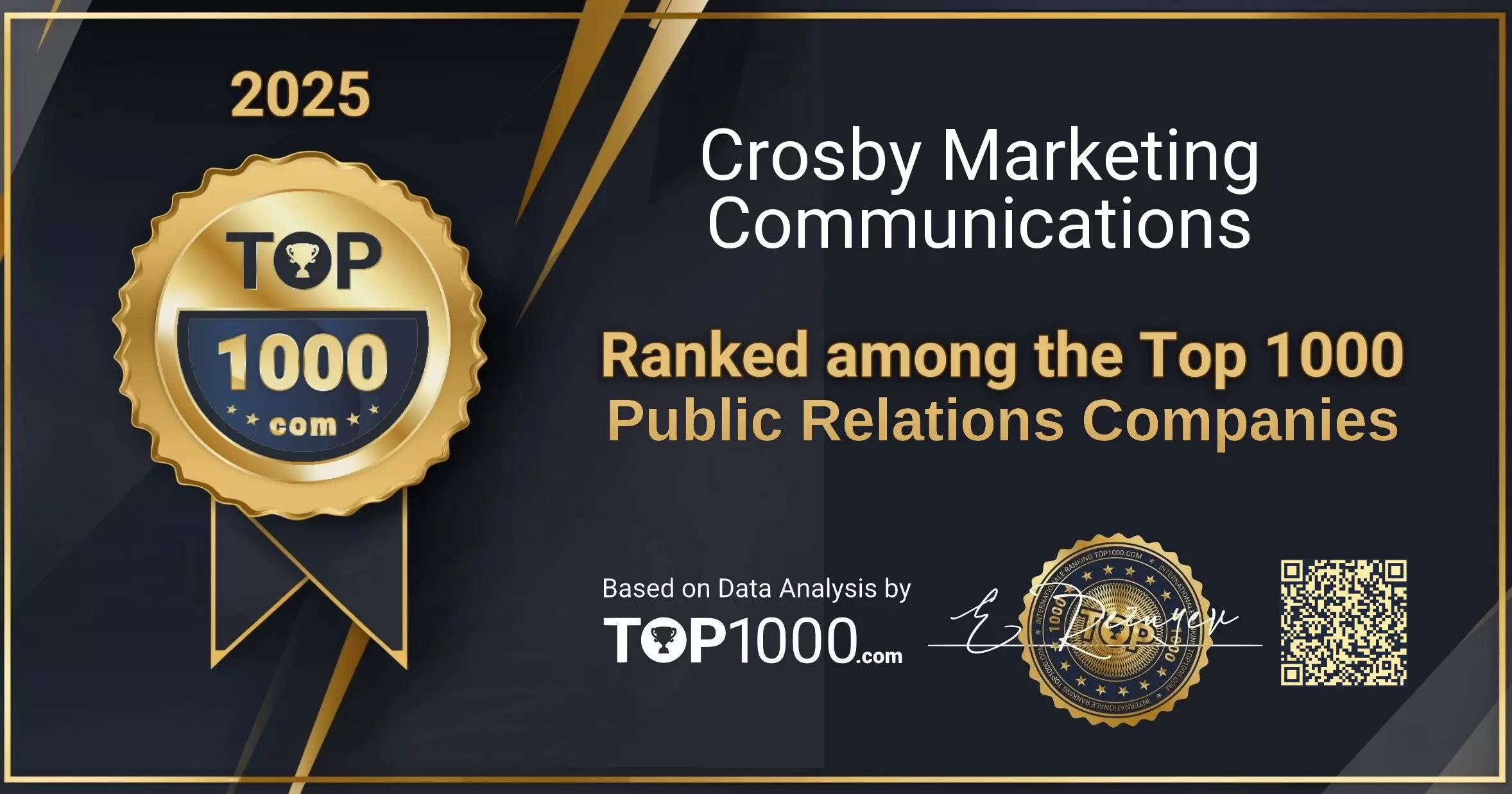 Crosby Marketing Communications Top1000 PR Badge (Crosby Marketing Communications-top1000-pr-badge.pdf)