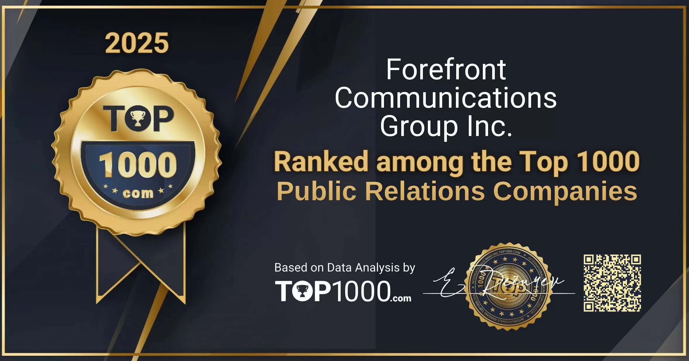 Forefront Communications Group Inc. Top1000 PR Badge (Forefront Communications Group Inc.-top1000-pr-badge.pdf)