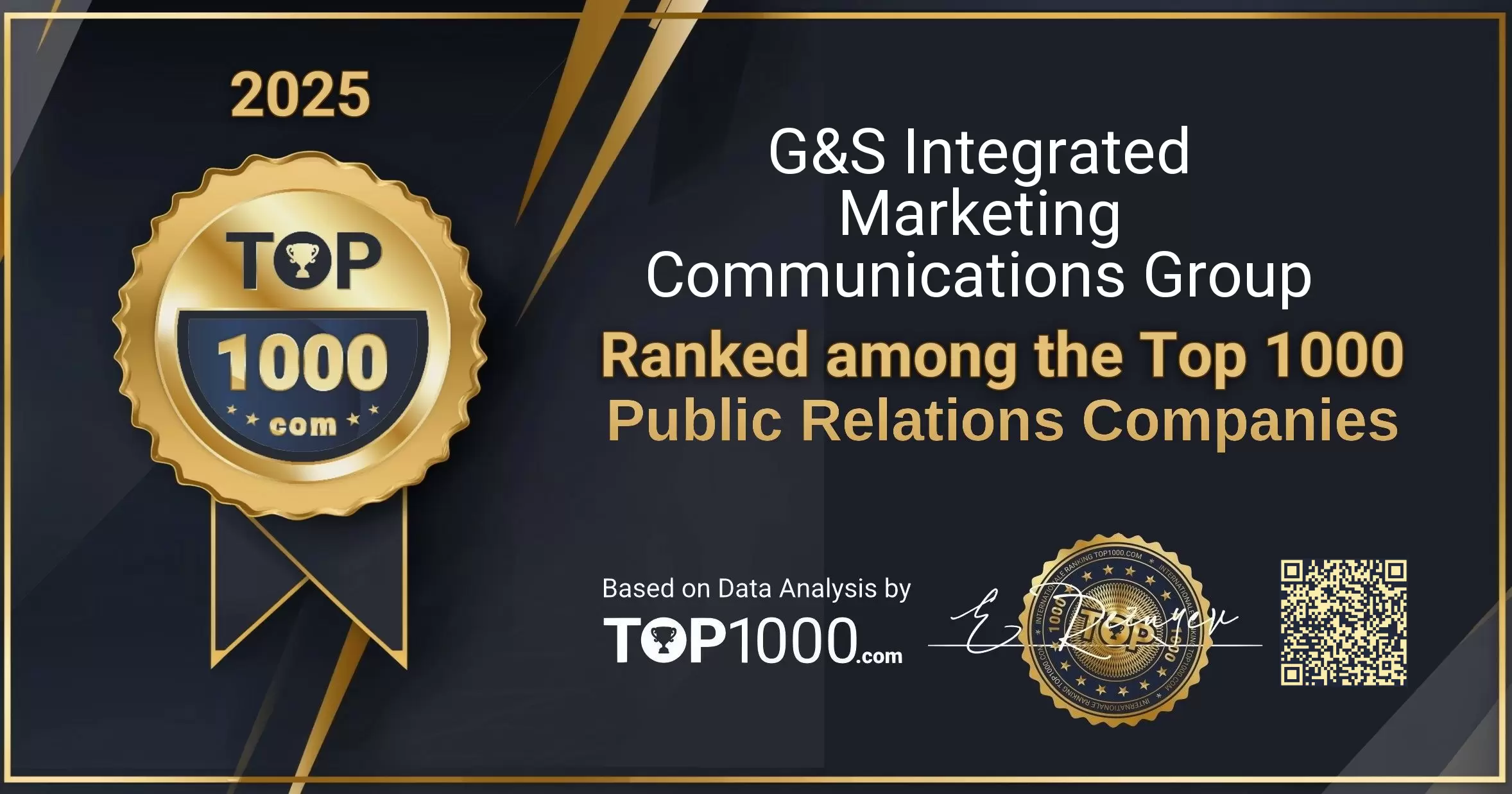 G&S Integrated Marketing Communications Group Top1000 PR Badge (G&S Integrated Marketing Communications Group-top1000-pr-badge.pdf)
