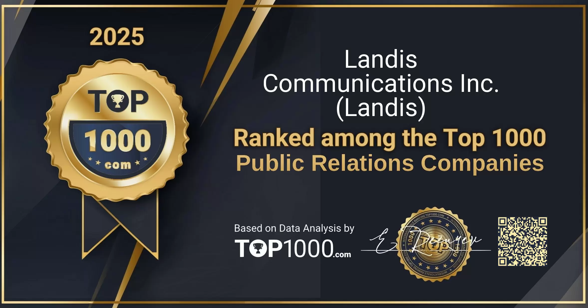 Landis Communications Inc. (Landis) Top1000 PR Badge (Landis Communications Inc. (Landis)-top1000-pr-badge.pdf)