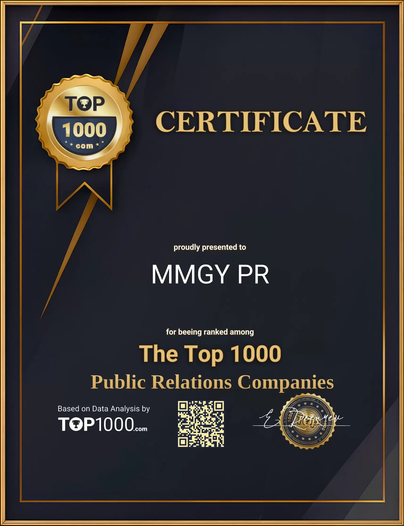 MMGY PR Top1000 PR Certificate (MMGY PR-top1000-pr-certificate.pdf)