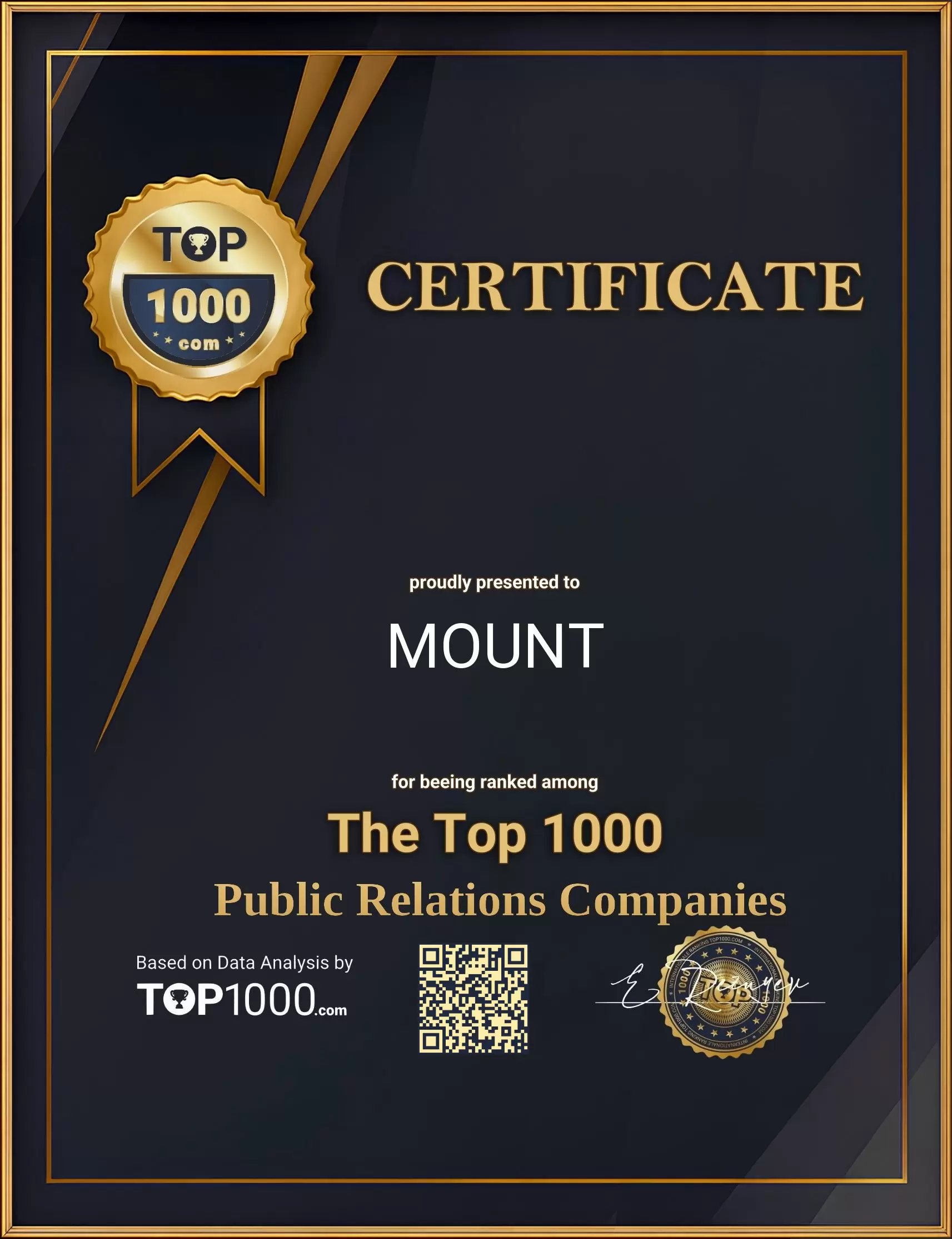 MOUNT Top1000 PR Certificate (MOUNT-top1000-pr-certificate.pdf)