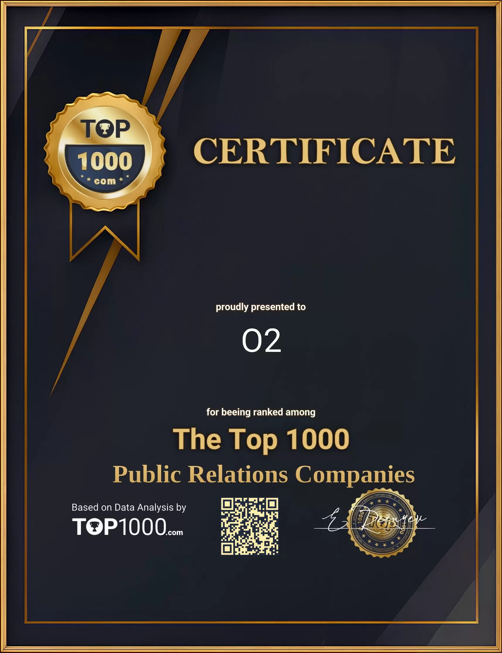 O2 Top1000 PR Certificate (O2-top1000-pr-certificate.pdf)
