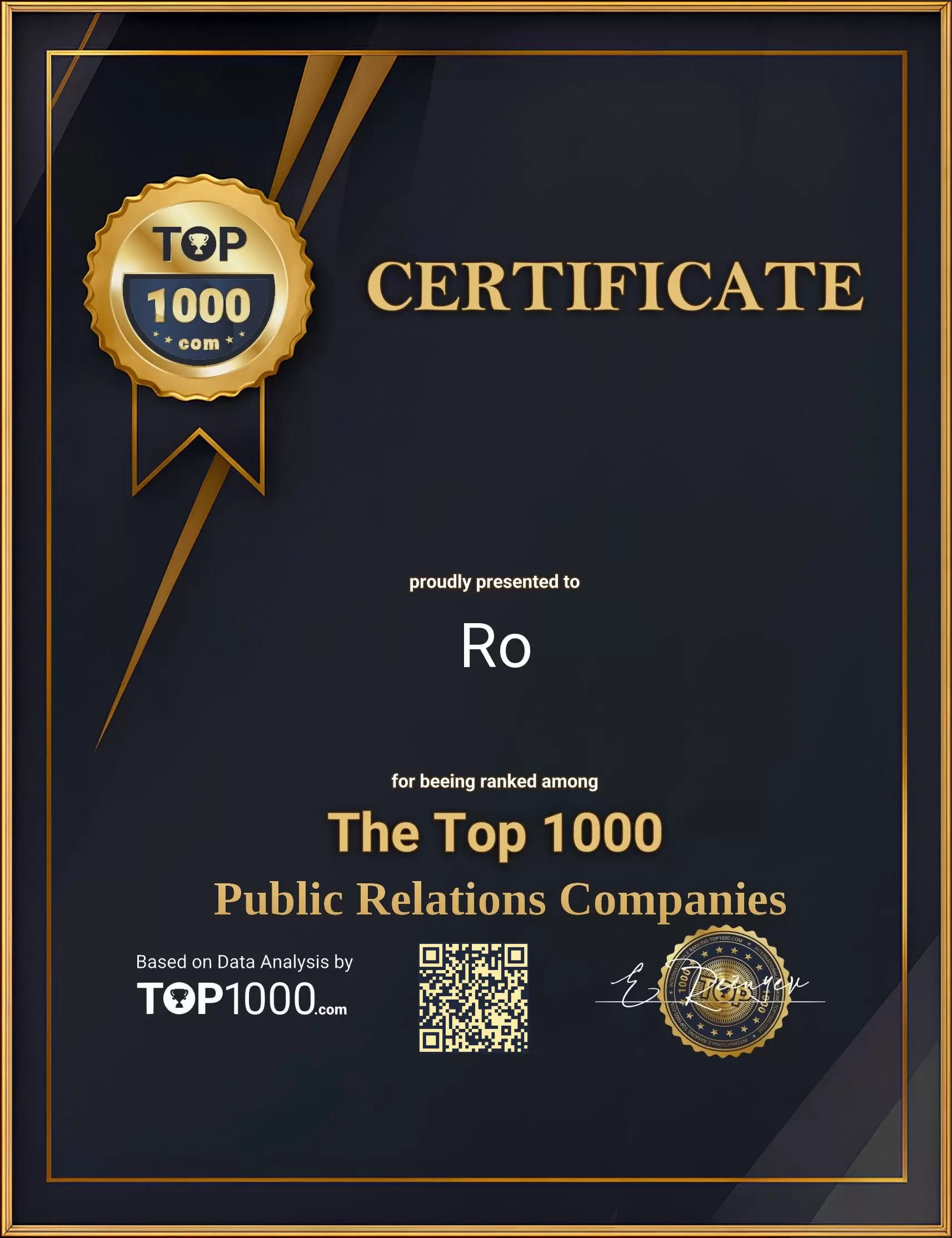 Ro Top1000 PR Certificate (Ro-top1000-pr-certificate.pdf)