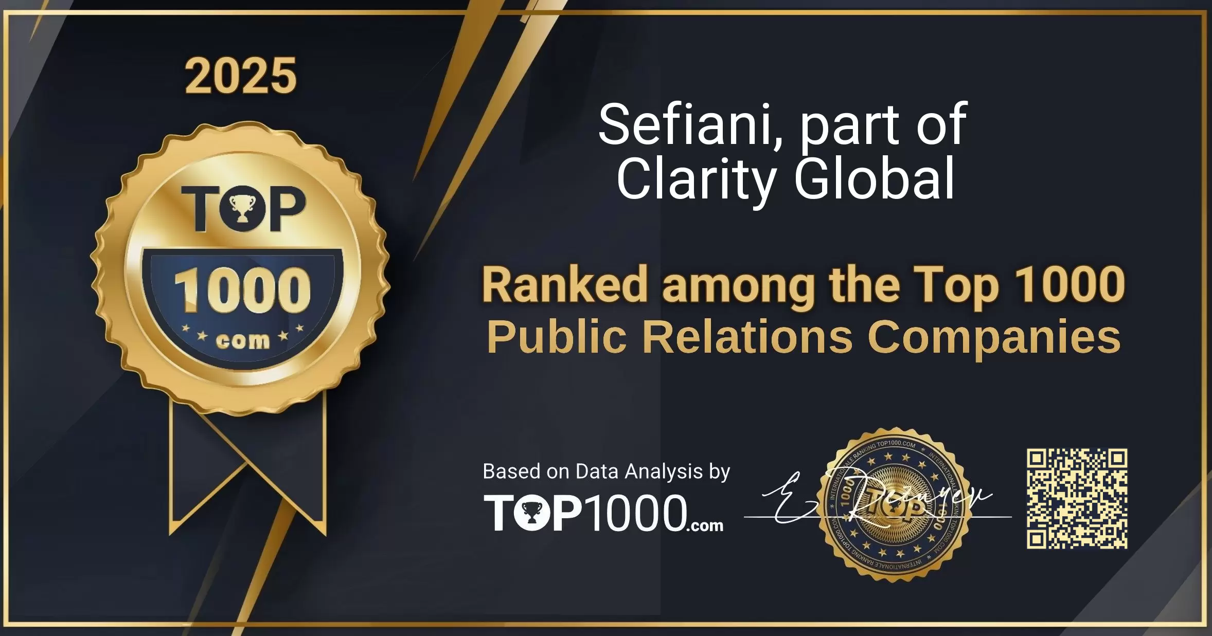Sefiani, part of Clarity Global Top1000 PR Badge (Sefiani, part of Clarity Global-top1000-pr-badge.pdf)