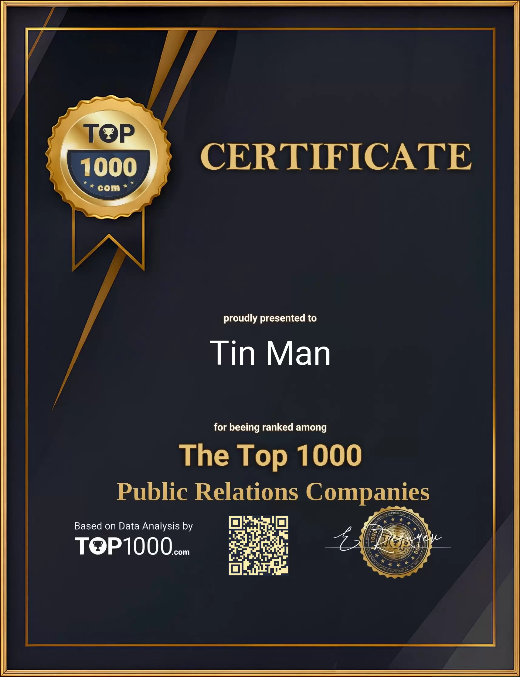 Tin Man Top1000 PR Certificate (Tin Man-top1000-pr-certificate.pdf)