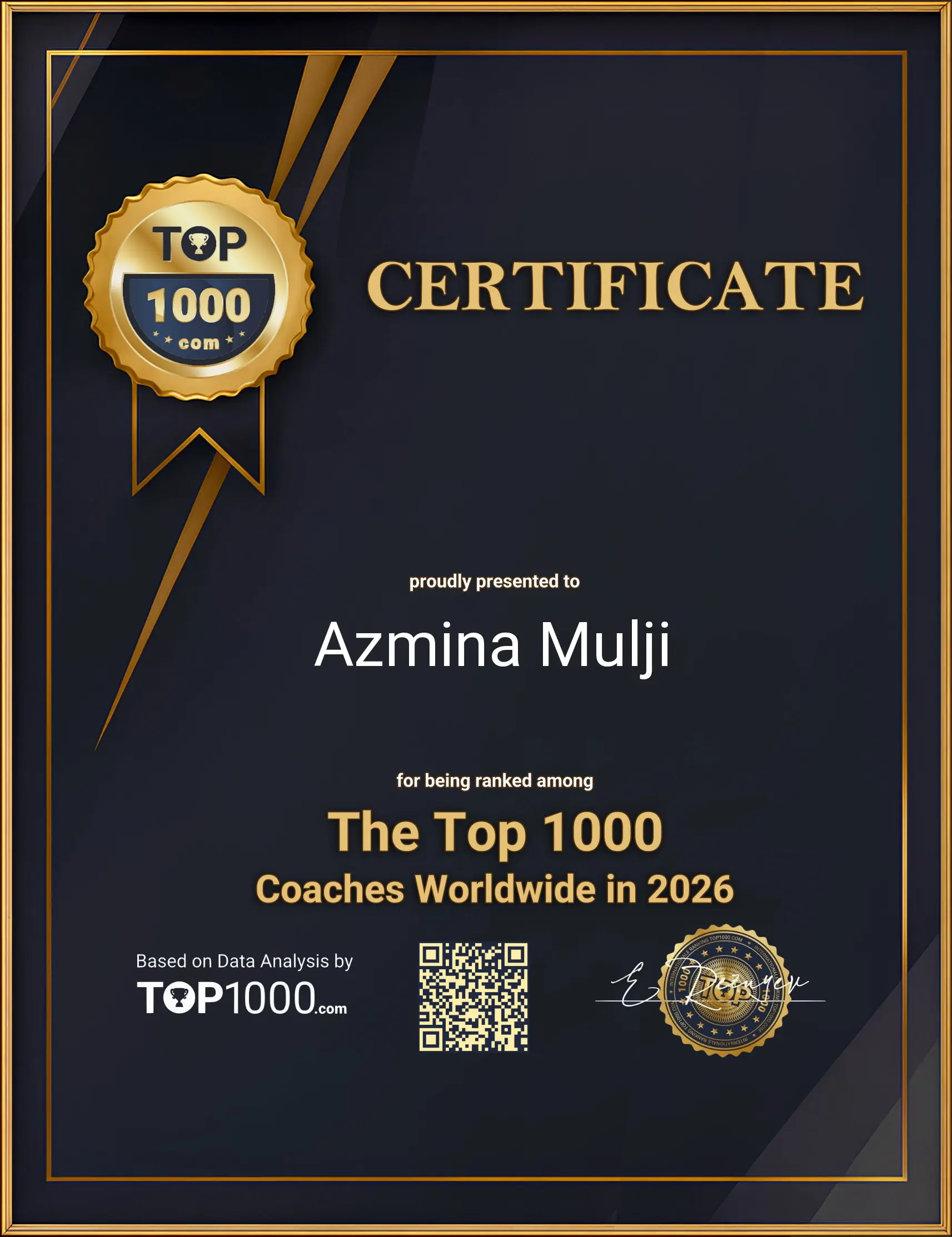 Azmina Mulji Top 1000 Coach Certificate (Azmina Mulji-top1000-coaches-certificate.pdf)