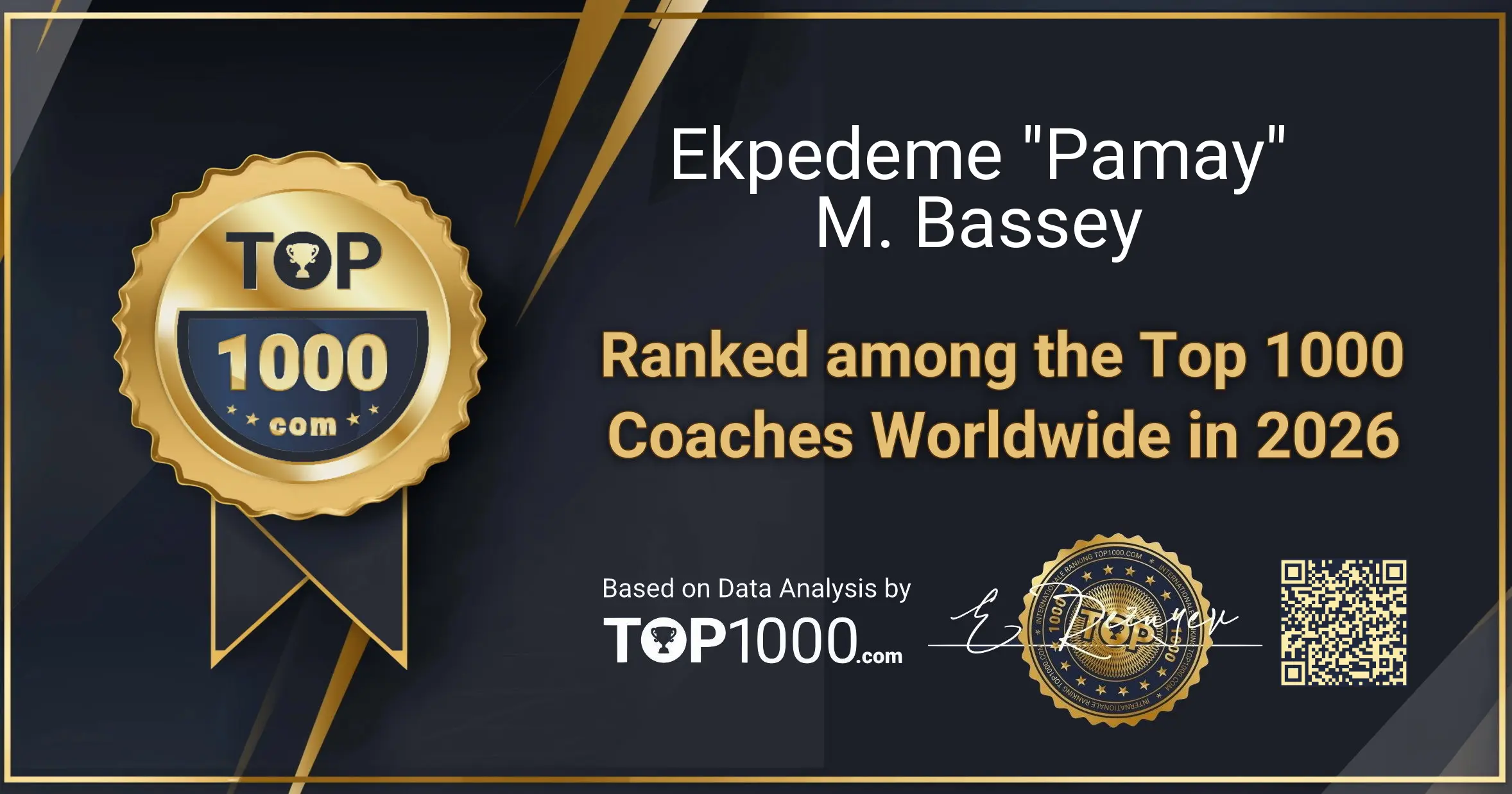 Ekpedeme "Pamay" M. Bassey Top 1000 Coach Badge (Ekpedeme "Pamay" M. Bassey-top1000-coaches-badge.pdf)